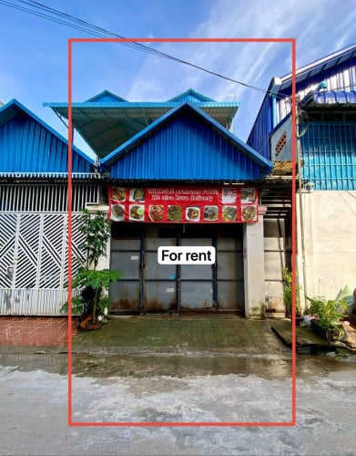 ផ្ទះជួល! នៅជិតផ្សារចម្រើនផល ផ្លូវចូលមុខពេទ្យរ៉ុស្សី | Shop rent Chomrern opposite Russian Hospital