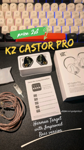 KZ Castor Pro Improved Bass Version