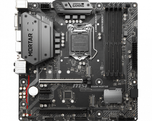 Motherboard MSI B360M MORTAR - support gen 9th / 8th Gen Intel® Core™