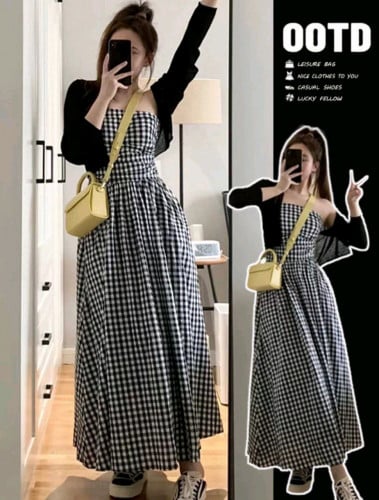 Set 2in1បានអាវក្រៅ1 នឹង រ៉ូប1