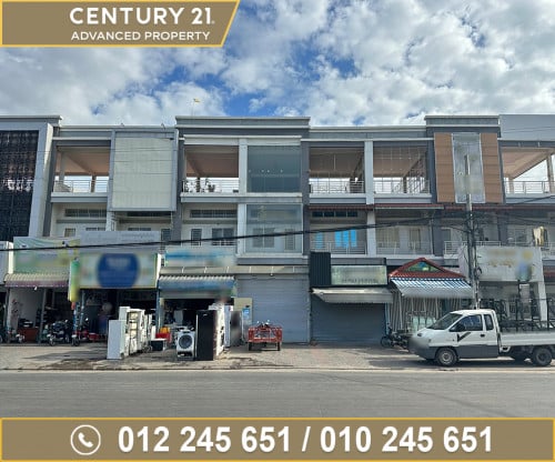 🏘 ផ្ទះអាជីវកម្ម (SH) ​លើផ្លូវព្រៃស ក្នុងបុរី ពិភពថ្មីចំការដូង2 ត្រូវការលក់បន្ទាន់ខ្លាំង