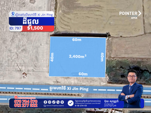 ដីជួលនៅលើមហាវិថីXi Jin Ping