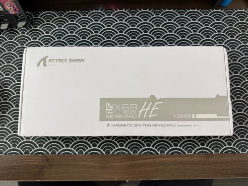 Attack Shark X68HE Rapid Trigger Type-C Wired Mechanical Keyboard វៃចេញក្នុងតម្លៃធូរៗ Full Box Set