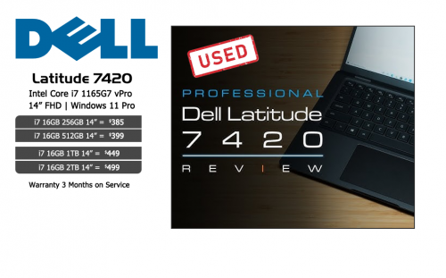 Dell Latitude 7420,  (Used, USA ) $399
