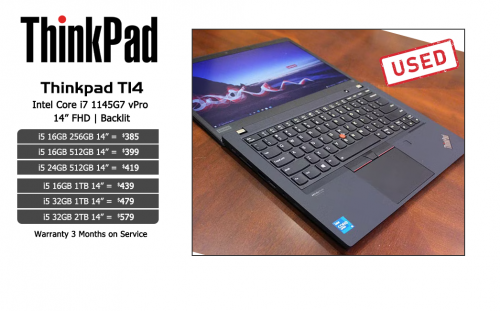 Lenovo ThinkPad T14 Gen 2,  (Used, USA ) $399