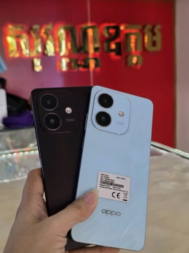 OppoA3x ram4G/64G  sim2  ស្អាត99% នៅធានាក្រុមហ៊ុនទៀត