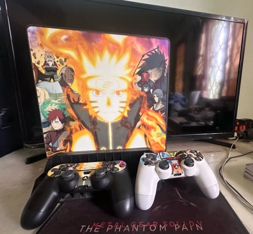 PS4-Slim 1T_TV 32” + 2 controller &1 stand(លក់ទាំងអស់) ស់)