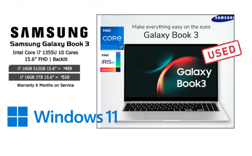 Samsung Galaxy Book 3 15 $459
