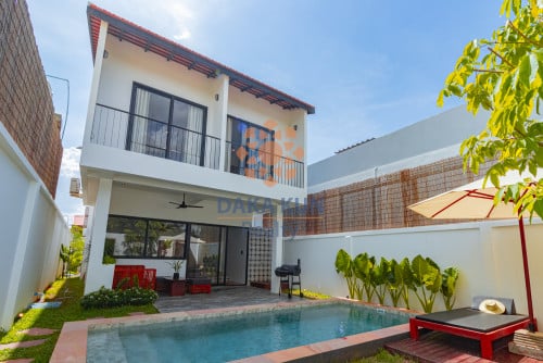 3 Bedrooms House with Swimming Pool for Rent in Siem Reap City, Svay Dangkum