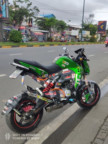 Kawasaki z125 pro modify 2016 original engine