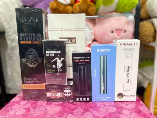 ️ កញ្ចប់ដ៏ទូលំទូលាយបំផុត! ឈុតសម្អាតខ្លួន និងតុបតែងខ្លួនបុរស ៧ មុខ! ️តម្លៃត្រឹមតែ $20 ប៉ុណ្ណោះ!