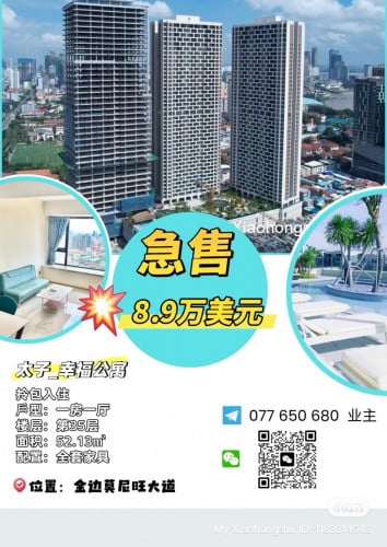 💥💥出售： 太子公寓 The Pinnacle Resident