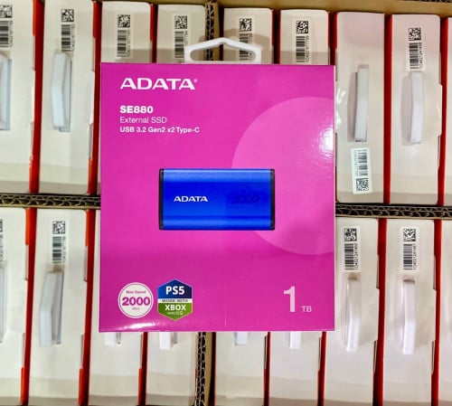 ADATA External SSD 1T/2T/4T  ថ្មី​ប្រអប់ធានា2ឆ្នាំ
