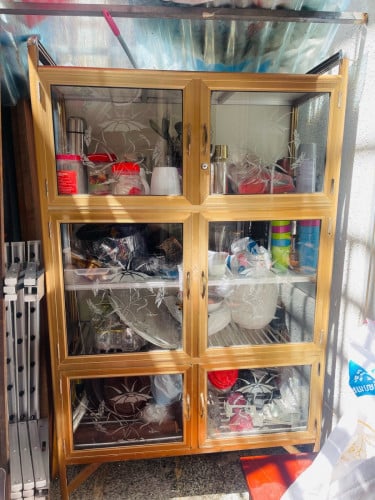 Glass cabinet still in good condition.