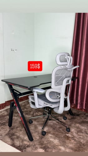 Office set table + chairs