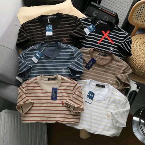 ម៉ូតអាវកមូលឆ្នូត Size M L xl xxl 3xl (50kg-90kg)ចូលស្អែកកម៉ុងតាម @Rodornkim