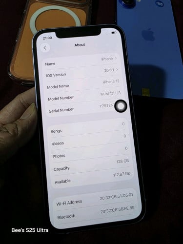 iPhone 12 128g ស្អាត