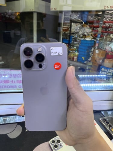 Iphone15promax 256G ZA sim2 ស្អាត ធានាហ្សីន ធានា2អាទិត្យលើកម៉ាសុីន