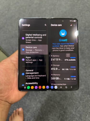 Fold5 512G Global Sim2 ចង់វ៉ៃដូរយកS25 ultra ថែមម៉ាណ