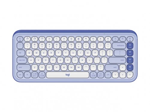 Logitech POP Keys Mechanical Wireless Keyboard - Lilac & Off White (920-013086)