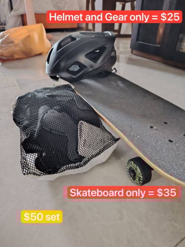 Skateboard + Gears
