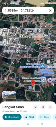 ដីលក់ទីតាំងល្អជាប់ផ្លូវរដ្ធមានទឹកភ្លេឺង សង់ផ្ទះវីឡាក៍បាន សង់ឃ្លាំជួលក៍បាន