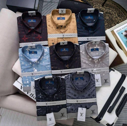 អាវ​សាច់​ក្រណាត់​ LV សាច់​VIPSize S M L XL ពាក់​បាន​ពី​(45-90kg)