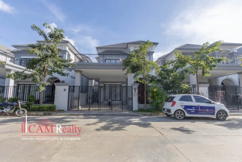 4 Bedrooms Single Villa For Rent In Borey HN-The garden Villa