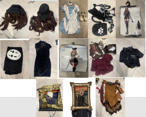 Bulk Sale! Halloween/Cosplay Costumes & Props