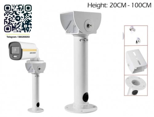 i Type CCTV Camera Wall Mount Bracket 1m