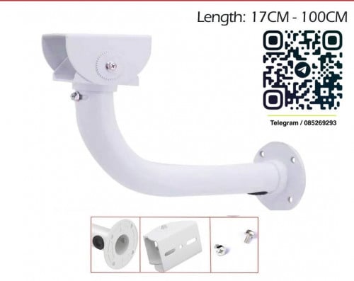 i Type CCTV Camera Wall Mount Bracket 1m