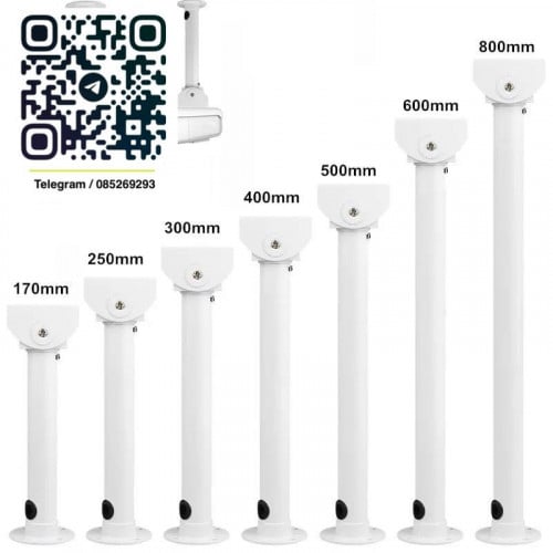 i Type CCTV Camera Wall Mount Bracket 1m