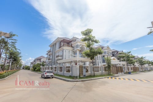 Corner Single Villa For Rent | Borey Vimean Phnom Penh Project 11