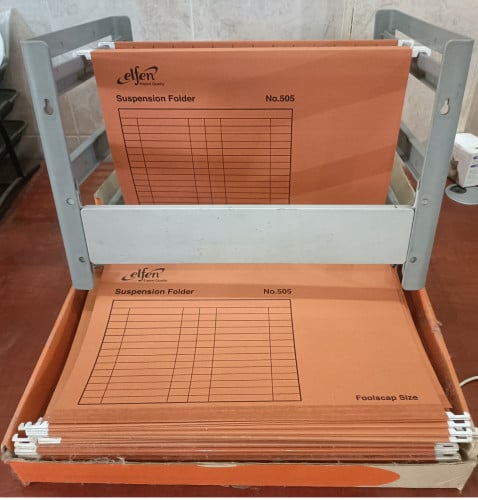 Desktop suspension file holder + 60 hangers