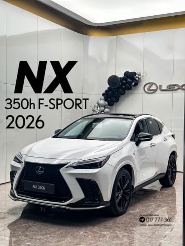 NX350h F-sport 2026 មានពីក្រុមហ៊ុនផ្ទាល់3 ឆ្នាំ