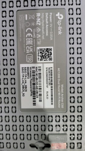 Router TP-Link AC1200 Anchor C50