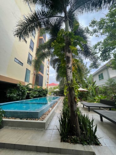 Beautiful 4 Bedrooms Apartments with swimming pool for Rent - Svay Dangkum