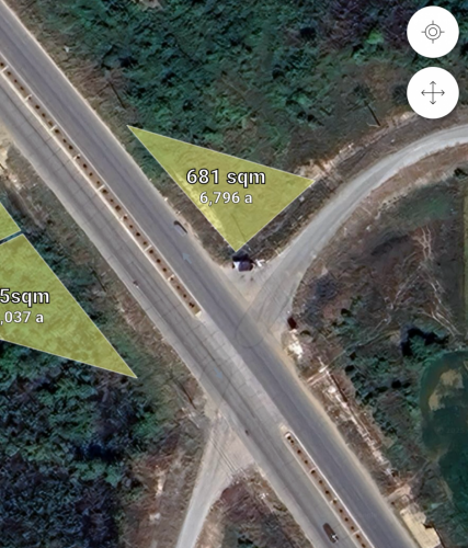 ដីកែងផ្លូវក្រវ៉ាត់ក្រុងទី3និងផ្លូវទំនប់ស្ទឹងព្រែកត្នោត ទំហំ 681sqm