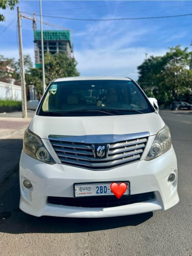 Alphard 2009 ឡានស្អាត 4ម៉ាសុីន ប៉ុង1 តលៃ 22500$ចចារ