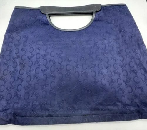 CELINE limited edition vintage Large Navy 🥇ធានា​គុណភាព​ភាពនៅថ្មី90% របស់ចំ👉តំលៃ​ 25$📦