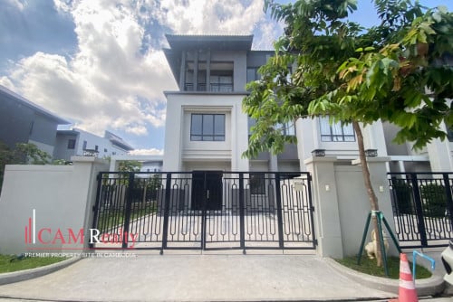 Corner Twin Villa For Rent | Borey Chip Mong Land Parkland 6A