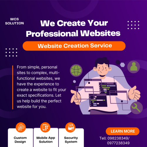 Create websites and systems services