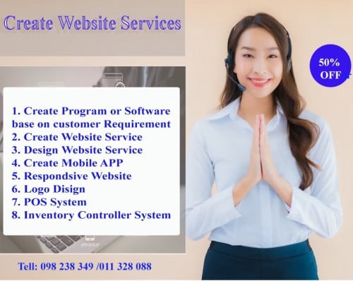 Created Website and System services