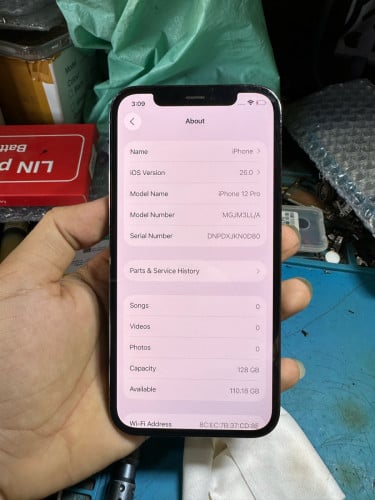 iPhone 12 Pro សាណុំសុីន ស្កេន ស្អាត97-98%