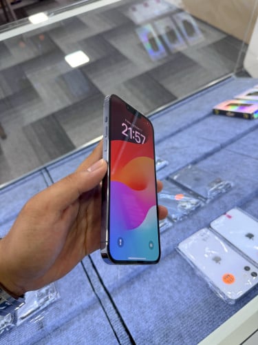 iPhone 13 Pro Max 128G 489$ ឥវ៉ាន់សំណុំហ្សីនមួយទឹកដូចថ្មី99%