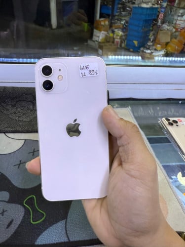 Iphone12 model LL/A battery 89% ហ្សីន