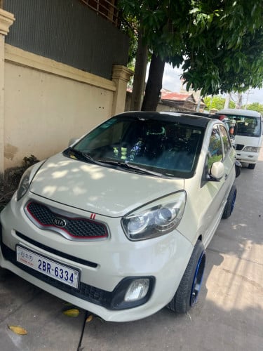 Kia Morning 012 Full Option ឡានស្អាតទុកចោលគ្មានពេលជិះបងប្អូនដែលទិញជិះដឹងតែពេញចិត្ត