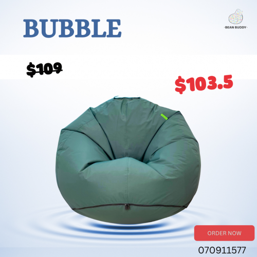 សាឡុងអង្គុយគ្រាប់ស្នោ Bubble Bean Bag