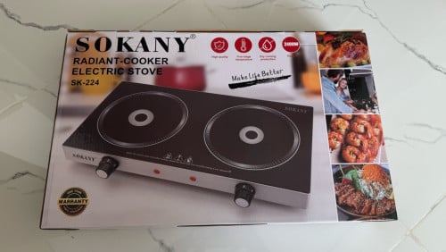 🍳 Brand New Sokany Double Electric Stove — $30 Only!