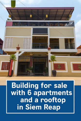 building 6 apartments and roof top